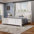Banc ottoman de rangement moderne rembourré, repose-pieds rembourré avec charnière de sécurité, tissu lin, 47 cm P x 115,5 cm L, gris