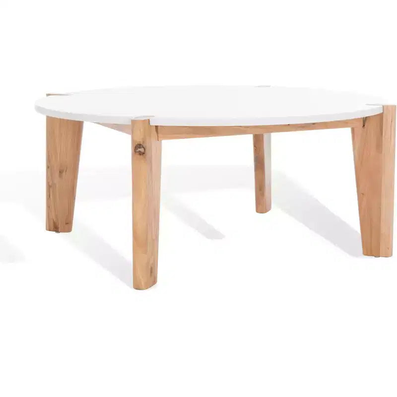 Table basse ronde plateau marbre