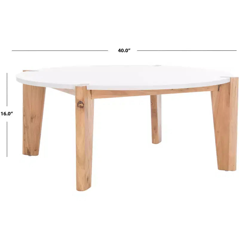 Table basse ronde plateau marbre