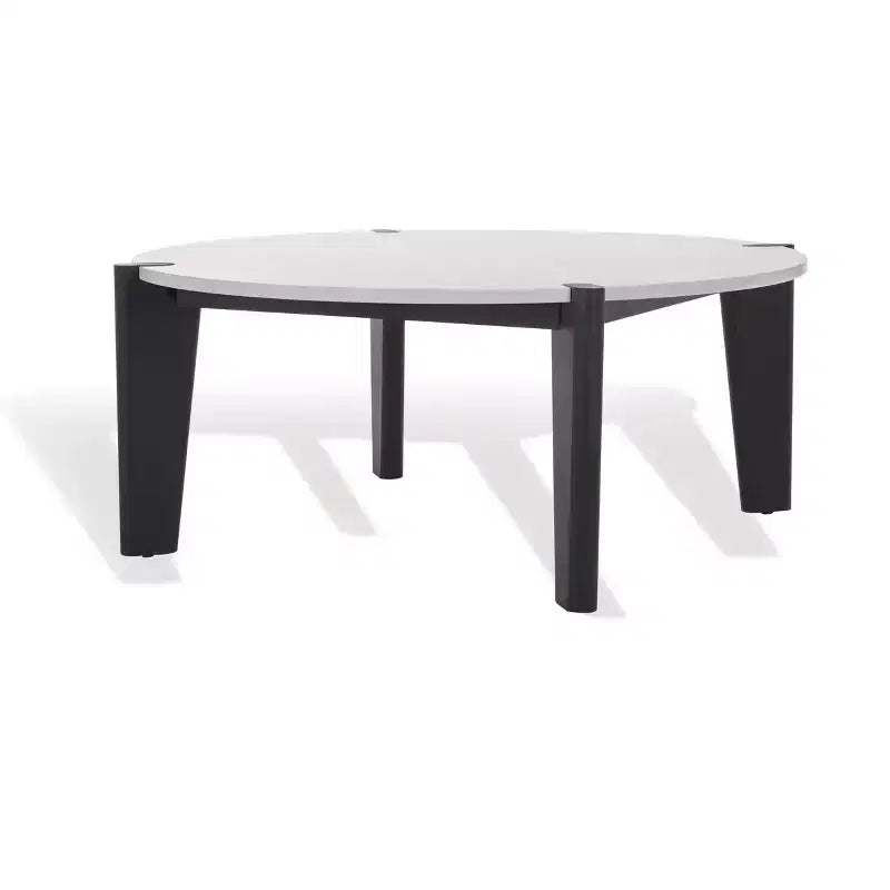 Table basse ronde plateau marbre
