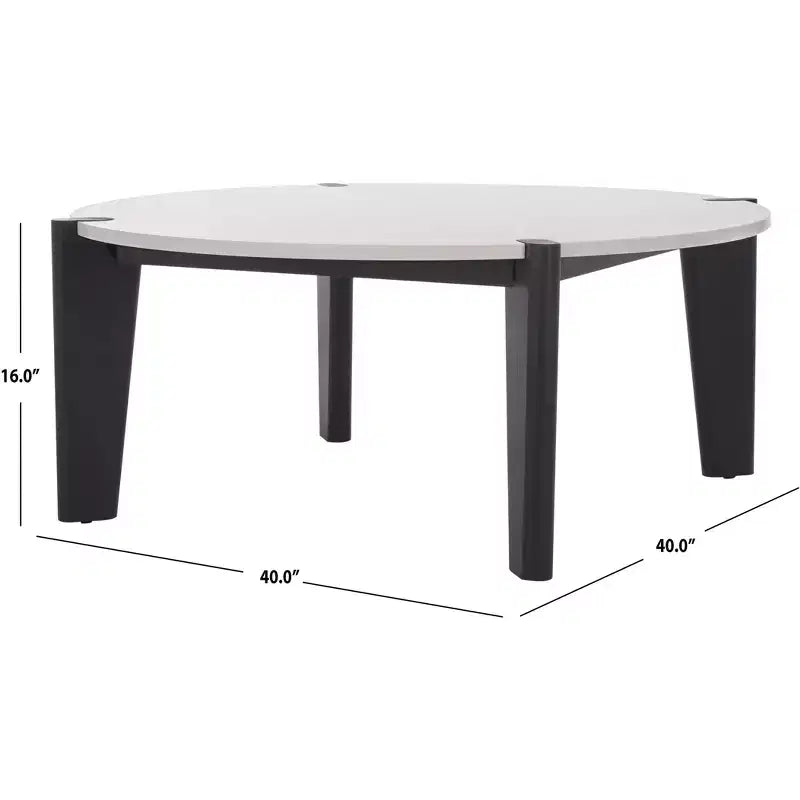 Table basse ronde plateau marbre