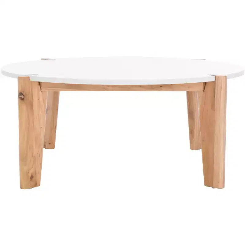 Table basse ronde plateau marbre