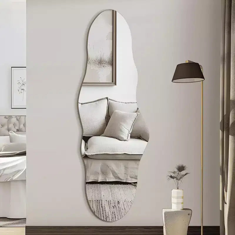 Miroir mural, forme irrégulière sans cadre