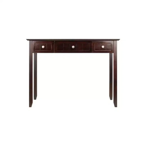 Bureau d'ordinateur brun de 76 cm avec étagère de rangement ouverte, panneau de particules