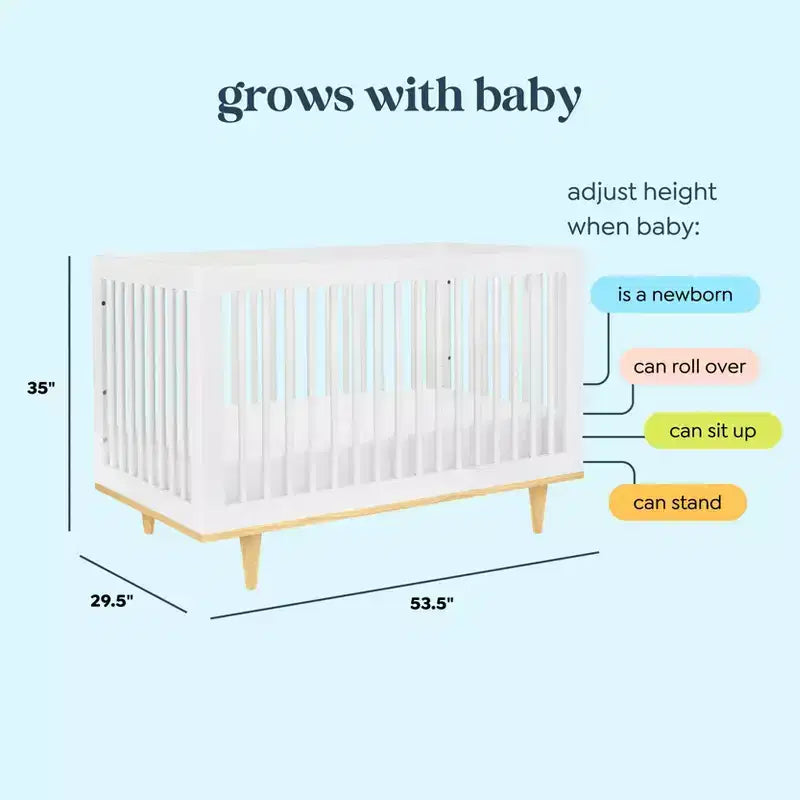 Lit de bébé convertible 3-en-1