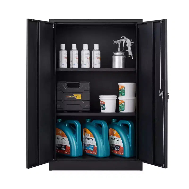 Meuble TV moderne 63 po en canne et bois avec 3 portes à fermeture en douceur