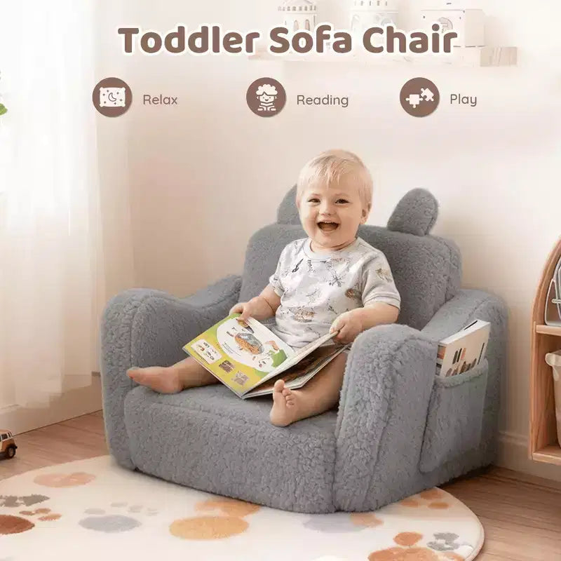 Mini-canapé pour tout-petits, canapé-lit pliant 2-en-1 pour bébé pour salle de jeux