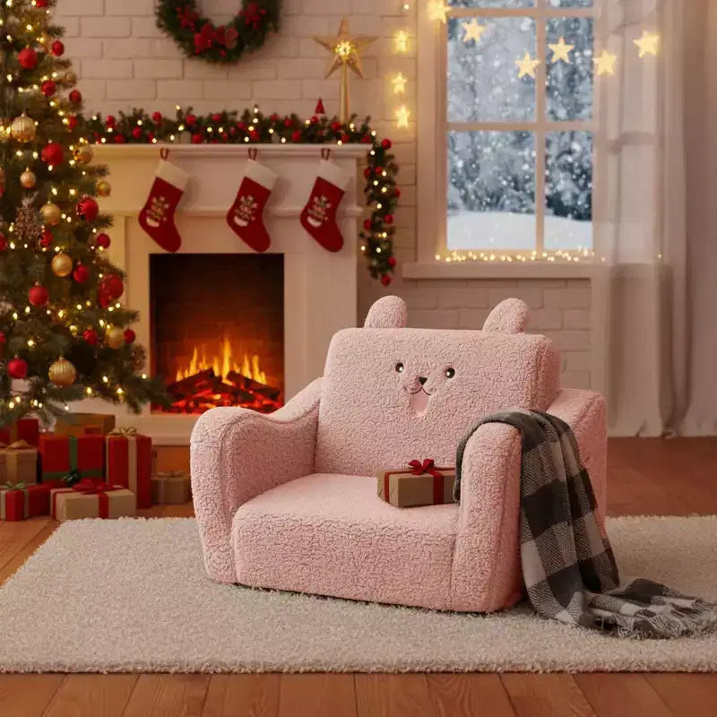 Mini-canapé pour tout-petits, canapé-lit pliant 2-en-1 pour bébé pour salle de jeux