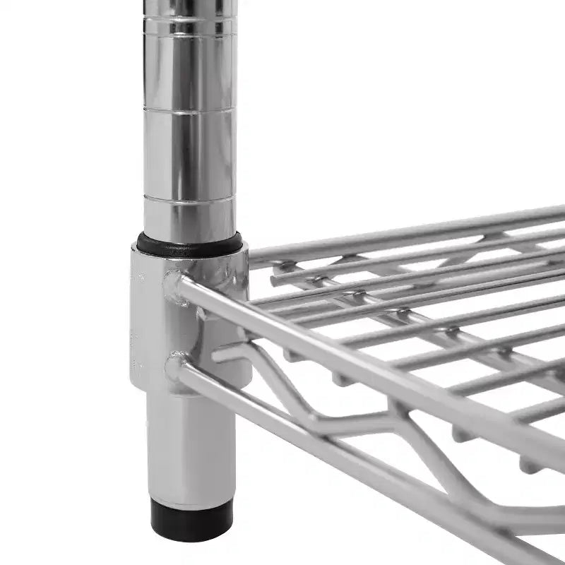Étagère métallique à 5 niveaux certifiée NSF, 91 cm (L) x 61 cm (P) x 190,5 cm (H)