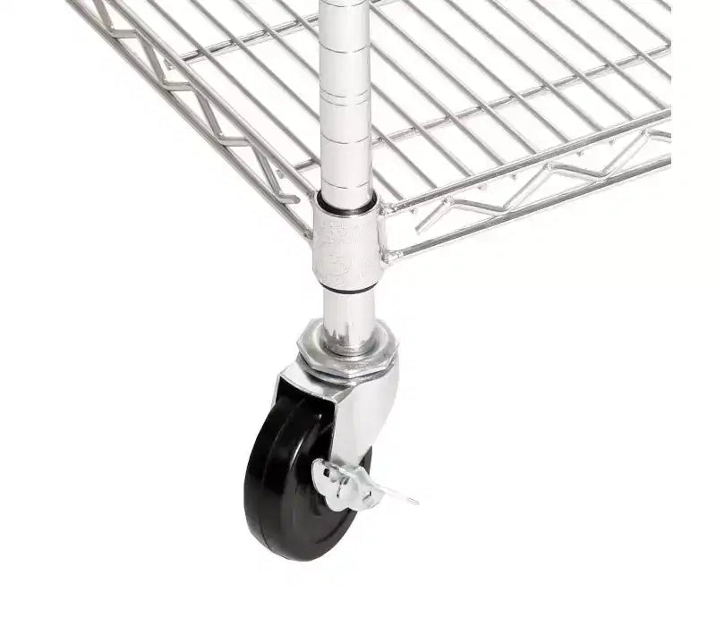 Étagère métallique à 5 niveaux certifiée NSF, 91 cm (L) x 61 cm (P) x 190,5 cm (H)