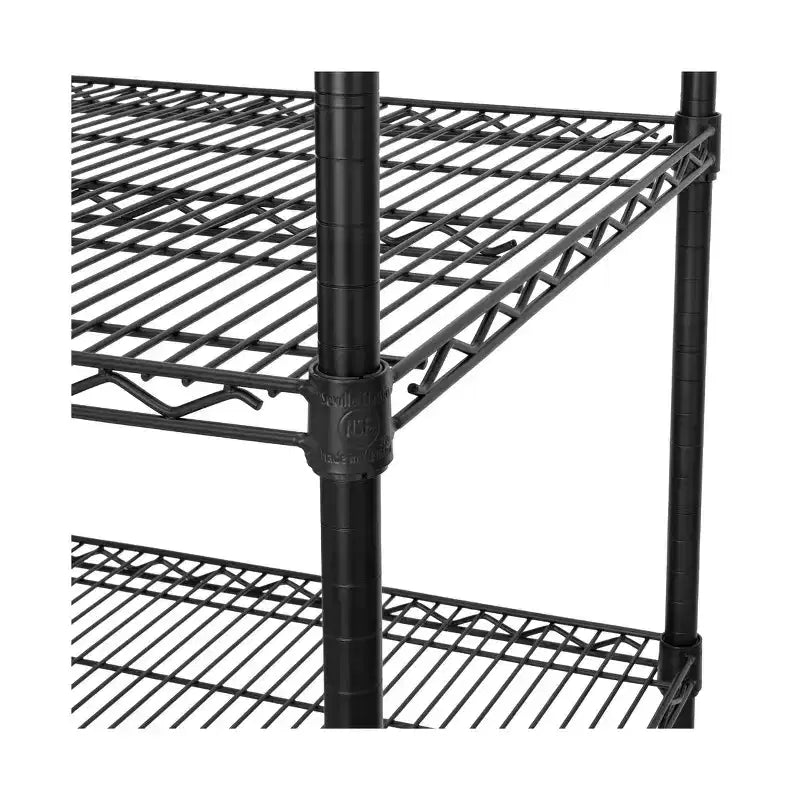 Étagère métallique à 5 niveaux certifiée NSF, 91 cm (L) x 61 cm (P) x 190,5 cm (H)