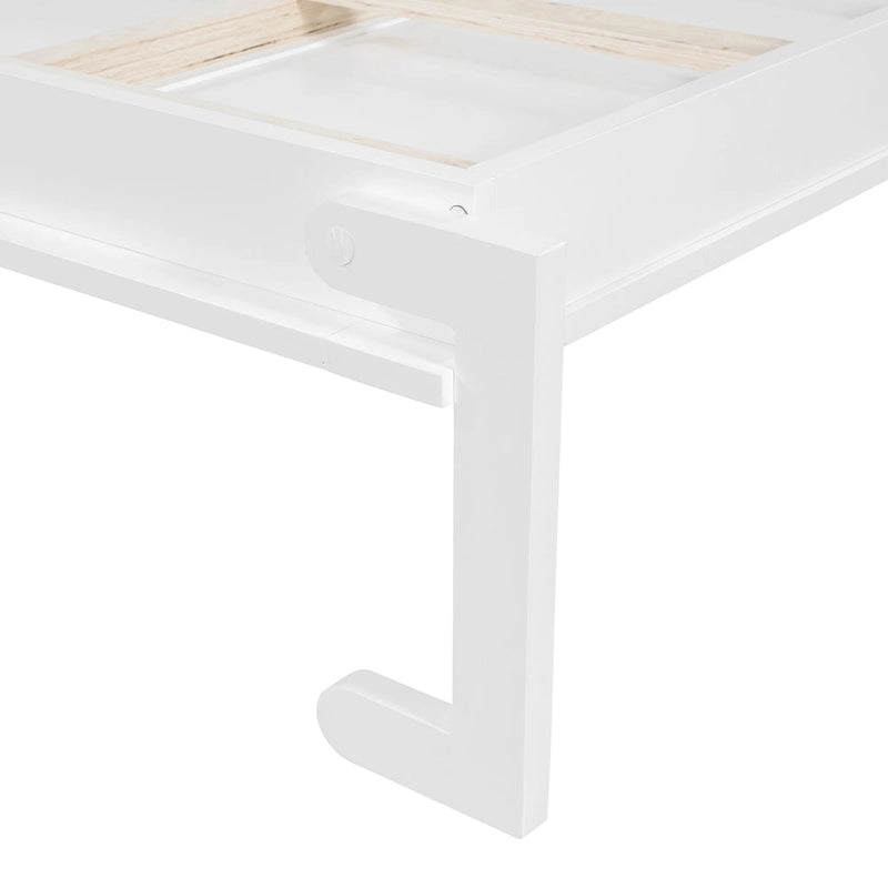 Lit escamotable Queen Size avec mécanisme à double piston, sans sommier à ressorts