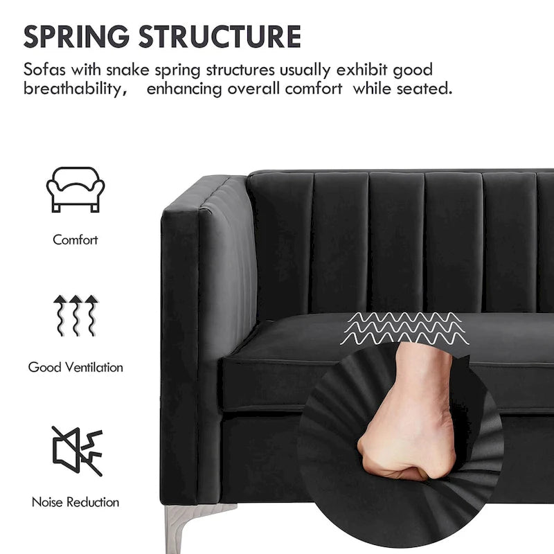 Fauteuil d'appoint rembourré pour le salon
