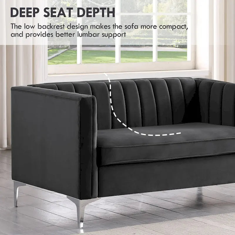 Fauteuil d'appoint rembourré pour le salon