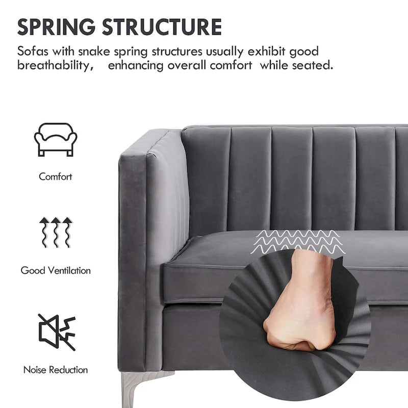 Fauteuil d'appoint rembourré pour le salon