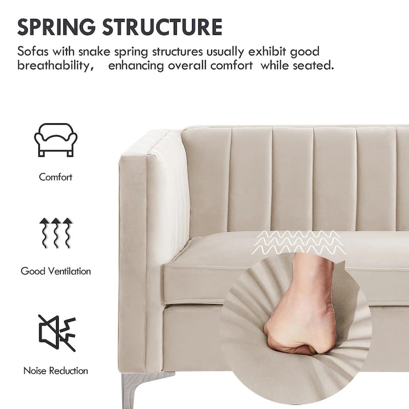 Fauteuil d'appoint rembourré pour le salon
