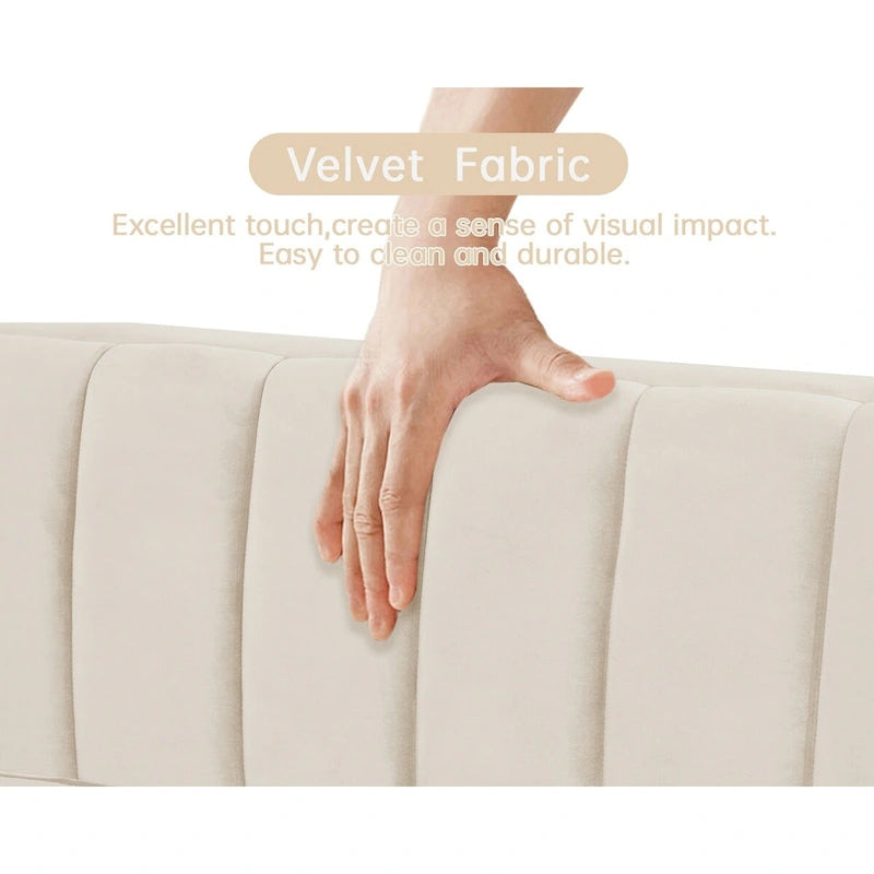 Fauteuil d'appoint rembourré pour le salon