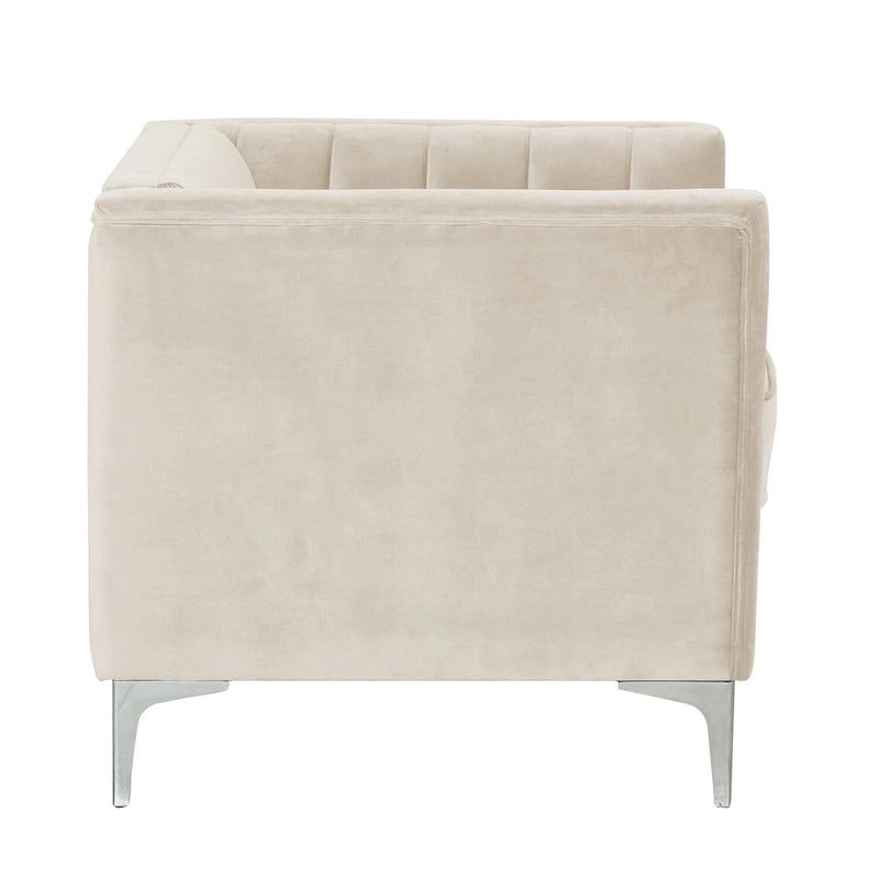 Fauteuil d'appoint rembourré pour le salon