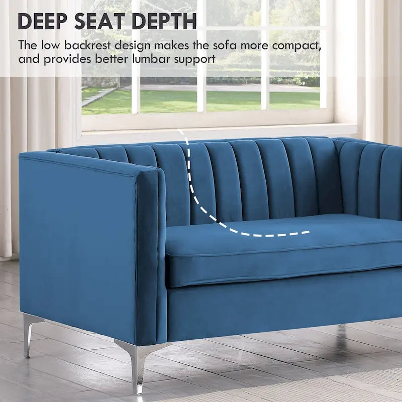 Fauteuil d'appoint rembourré pour le salon