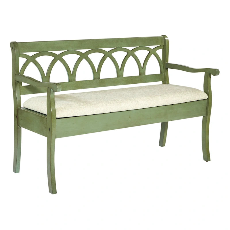Banc de rangement avec compartiment secret