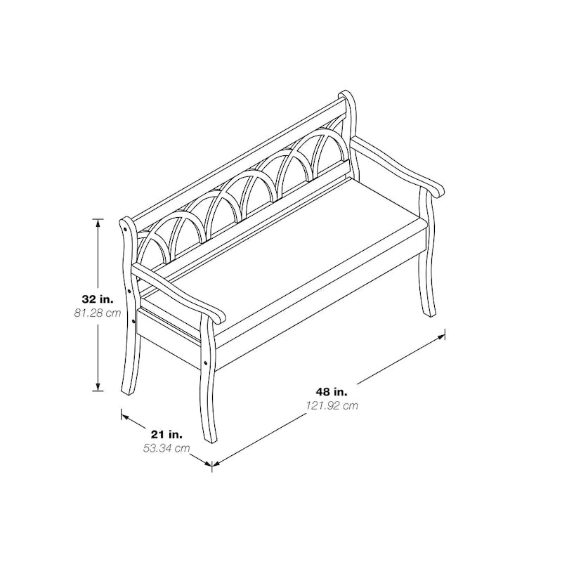 Banc de rangement avec compartiment secret