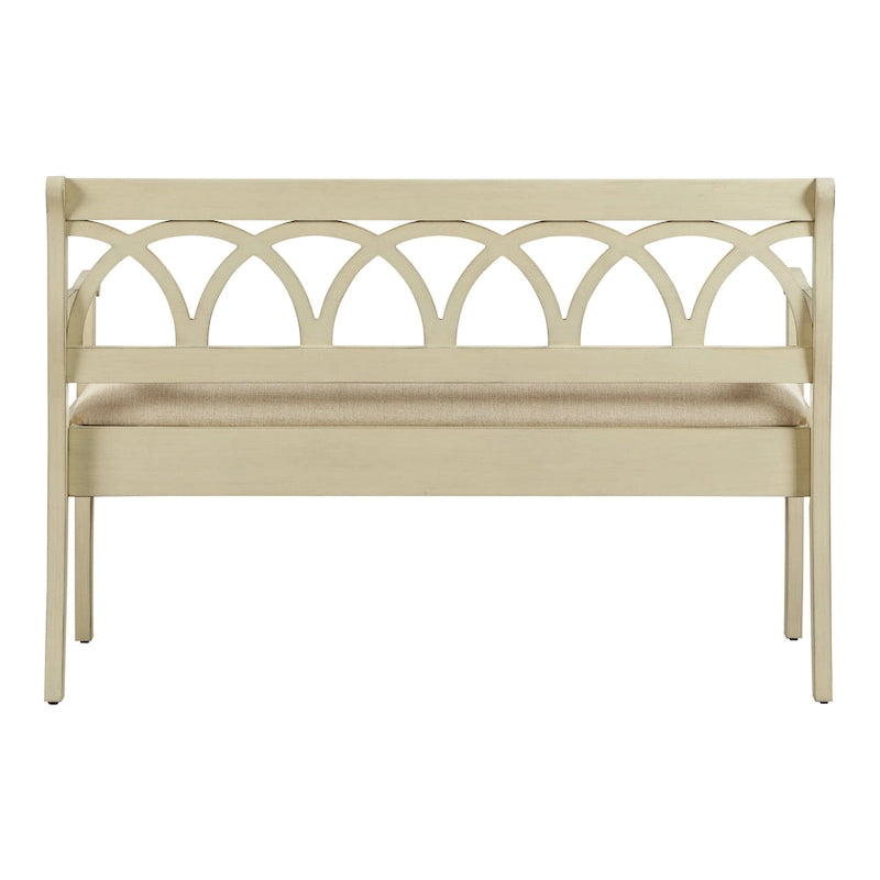 Banc de rangement avec compartiment secret