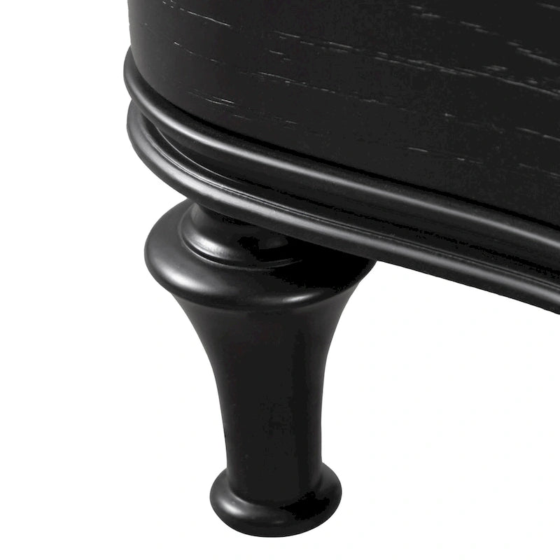 Table de chevet Glam à 3 tiroirs en bois massif
