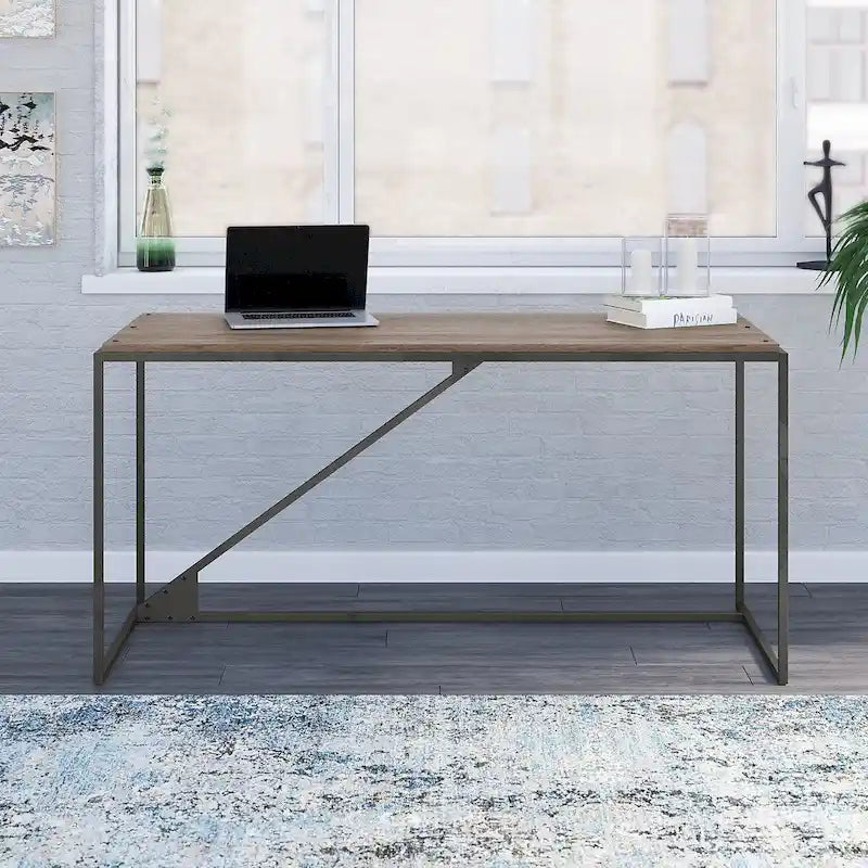 Bureau industriel 62W, grand bureau à domicile